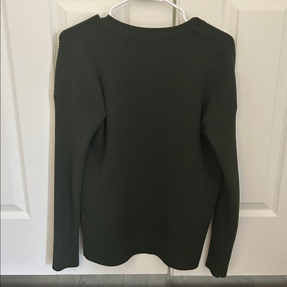 Hatch Olive Ribbed Sweater - Picture 7 of 9